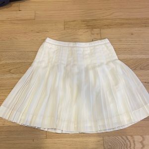 J crew pleated skirt